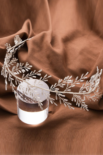 Sliver Beads Bandeau de mariage
